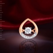 Tanzender Diamant – Goldanhänger