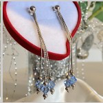 Серебряные серьги со Swarovski®
