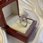 Silver ring with zirconia "Cosmos"