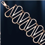 Guld armband. Bicolor