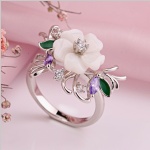 Bague argent 925 nacre
