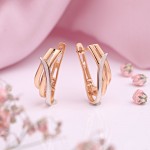 Gold earrings “Riddle”