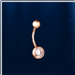 Body piercing russian gold