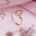 Χρυσό δαχτυλίδι "Rose"
