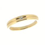 Gouden ring met diamant