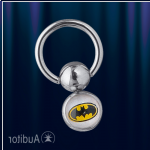 Piercing nombril en argent sterling