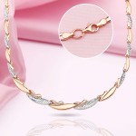 Zlato Collier Russian Gold 585 Bicolor
