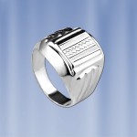 Men's ring, silver 925