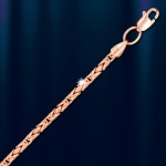 King's chain, red gold 585