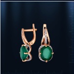Russiske guldsmykker chrysoprase