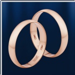 Обручальное кольцо от Red Gold 585