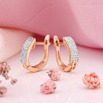 Boucles d'oreilles en or avec diamant russe d'or 585 en Allemagne