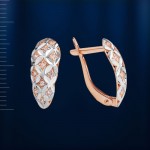 Boucles d'oreilles en or russe