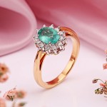 SOKOLOV arany gyűrű 585 gyémántokkal