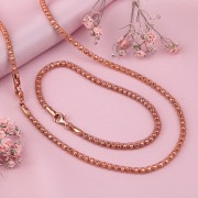 Позолоченный серебряный комплект «Воздушный»