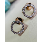 Boucles d'oreilles en or avec diamants