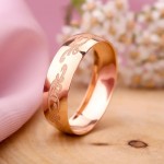 Χρυσό δαχτυλίδι Ρωσικά χρυσά κοσμήματα