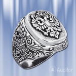 Férfi gyűrű orosz sterling ezüst