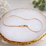 Russian red gold 585 bracelet Snake 1.0