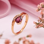 SOKOLOV guldring 585 med diamanter