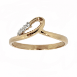 Gouden ring met diamanten