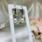 Strieborné náušnice s perlami
