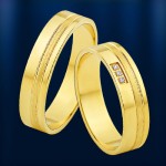 wedding ring. Yellow gold