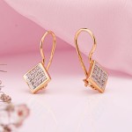 Gull 585 øredobber zirkonia