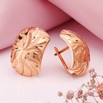 Серьги красное золото 585 пробы