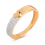 Ostke naiste sõrmuse kullast tsirkooniumoksiidist Internetist