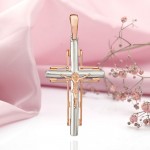 Goldenes Brustkreuz com Crusifix