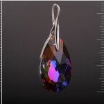 Medál Swarovski® kristályokkal. Ezüst