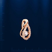Tanzender Diamant russisches Gold 585