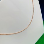 Rosegold necklace 585 anchor