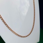 Ryskt guld i Tyskland 585 halsband dubbel diamant