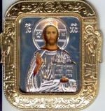 Ícone russo para carro Chrystos-Pantocrator