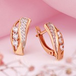 Серьги СОКОЛОВ Русское золото 585 цирконий