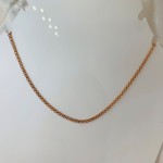 Red gold chain "double anchor"