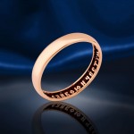 Protective wedding ring, gold wedding ring