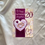 Greetings cards “Wedding Anniversary” 20 years