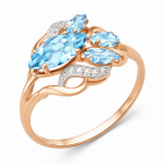 Даменринг мит Топас Ротголд 585 Преис