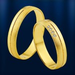 vjenčani prsten. Crveno zlato