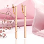 Серьги красное золото 585