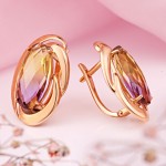 Серьги СОКОЛОВ Русское золото 585 пробы