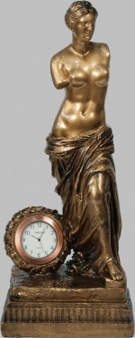 Statuette Venera avec horloges