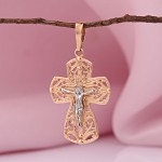 Gold crosses with crucifix