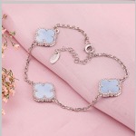 Серебряный браслет 925 перламутр