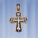 Cross pendant silver