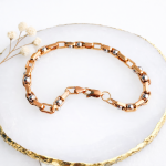 Armbånd russisk gull 585 bicolor