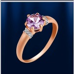 Russiske gullsmykker korund alexandrite